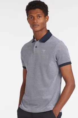 Barbour Polo Shirt-Sports shirt Mens Pique Shirt-MIDNIGHT-MML0628BL92