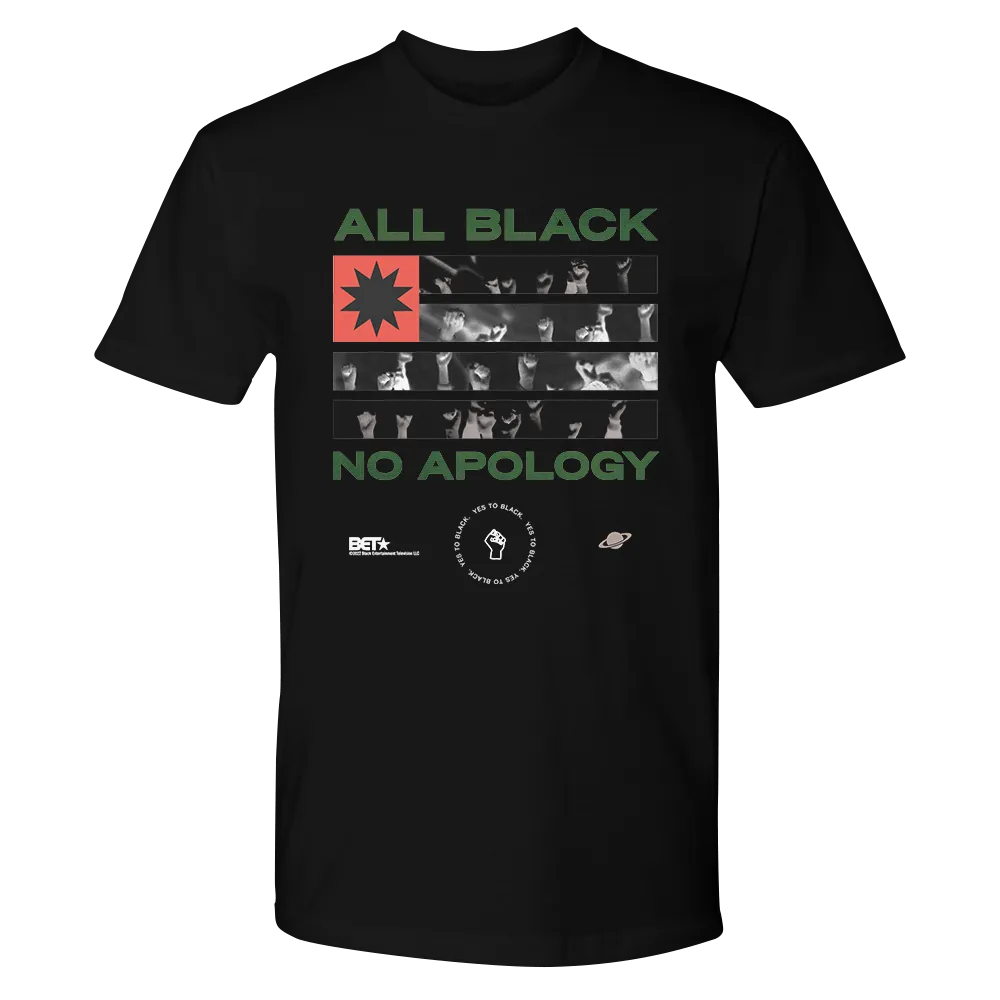BET All Black Adult Short Sleeve T-Shirt