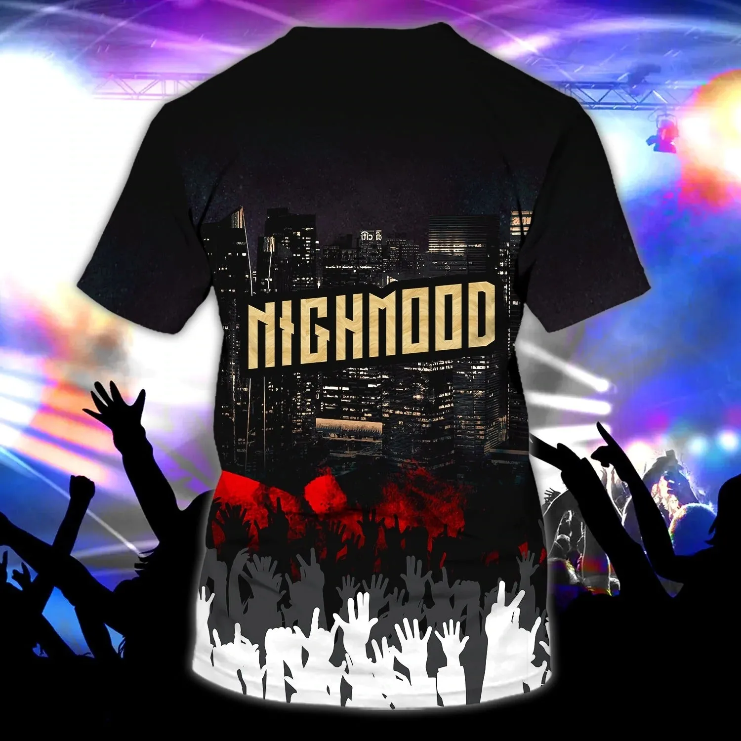 Black 3D Tshirt For Disc Jockey, Dj Man 3D All Over Print Shirts, Nonstop T Shirt, Gift To Dj Musican