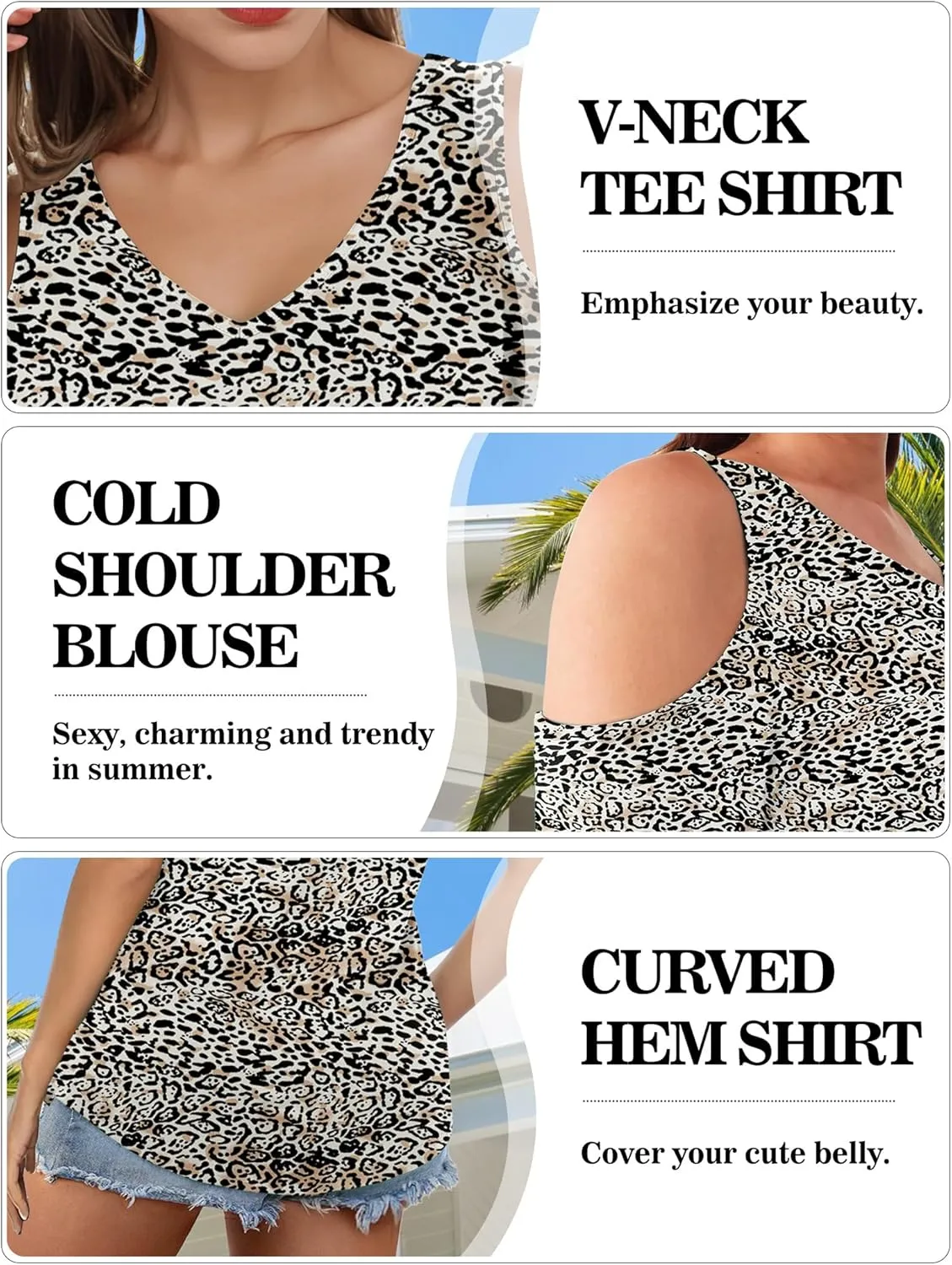 Buauty Womens Summer Trendy Shirts V Neck Criss Cross Cold Shoulder Tops Solid Color Fashion Casual Loose Sexy Blouse