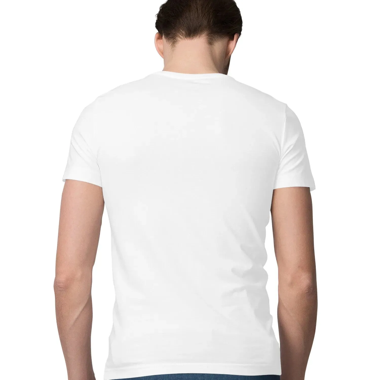 Coffee is My Valentine Typography Print Half Sleeves Cotton T-shirt for Men