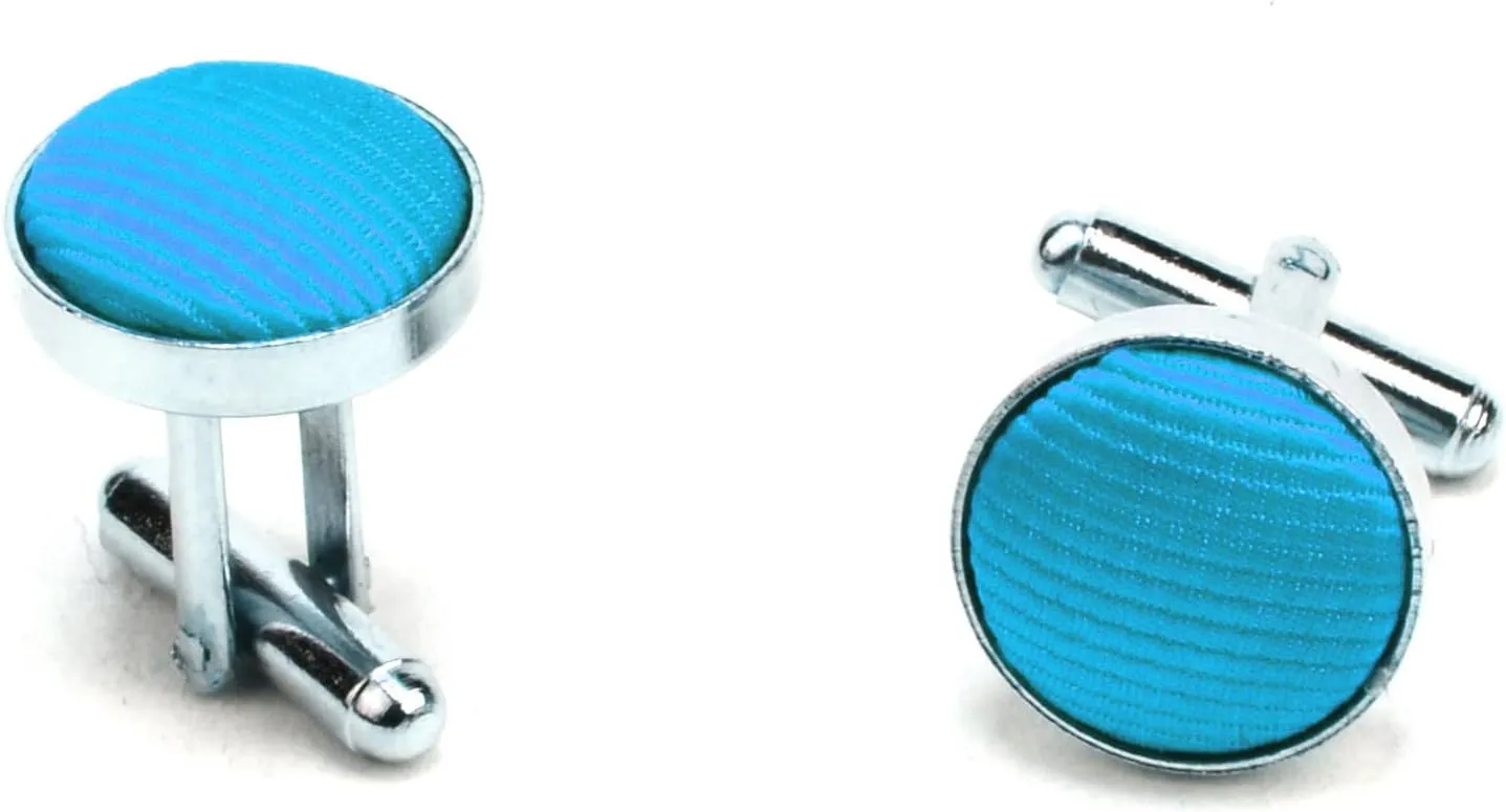 GUSLESON 3.15"8cm Solid Color Necktie and Pocket Square Cufflinks Sets For Men   Gift Box
