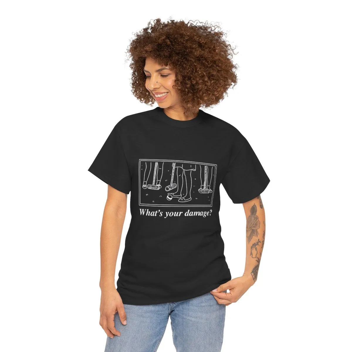 Heathers T-shirt - White Font