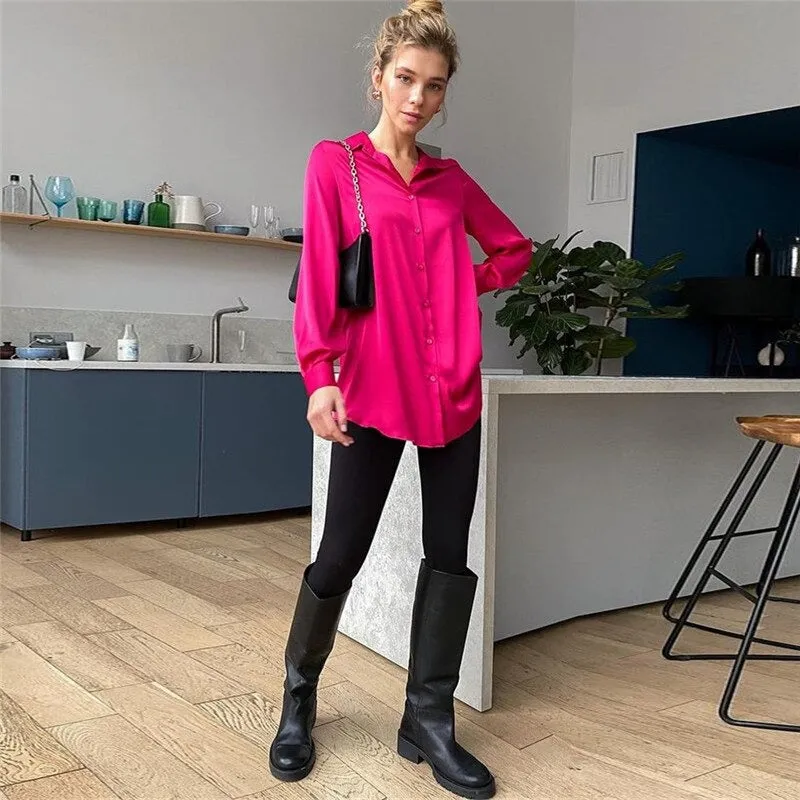 Kenza Satin Shirt