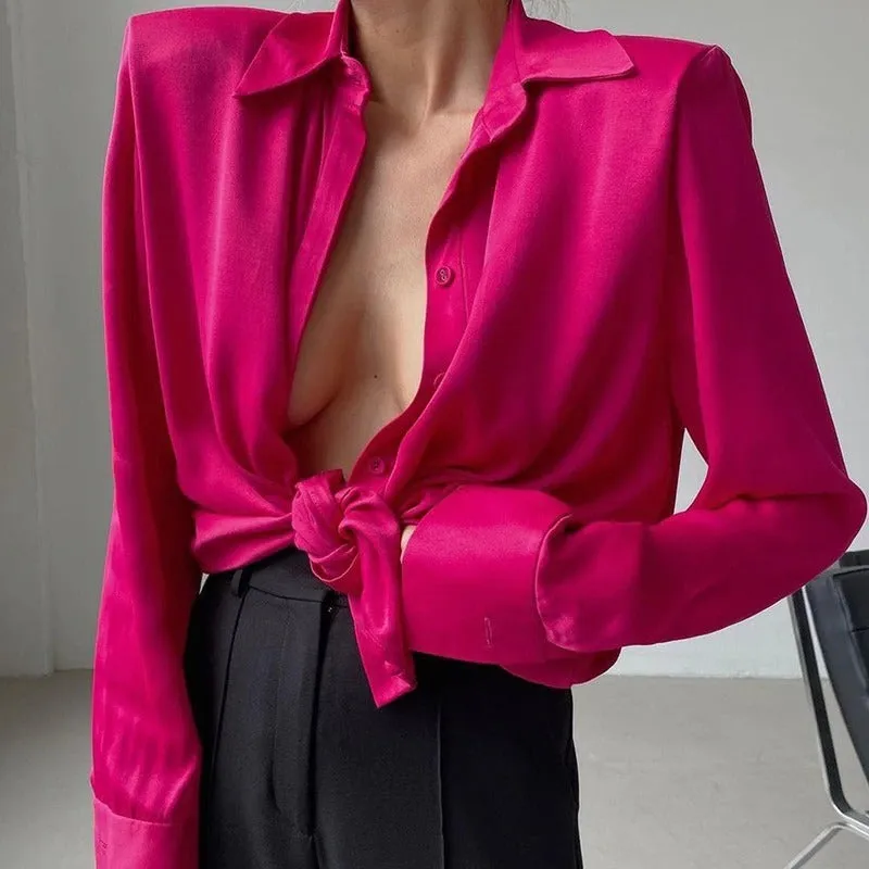 Kenza Satin Shirt