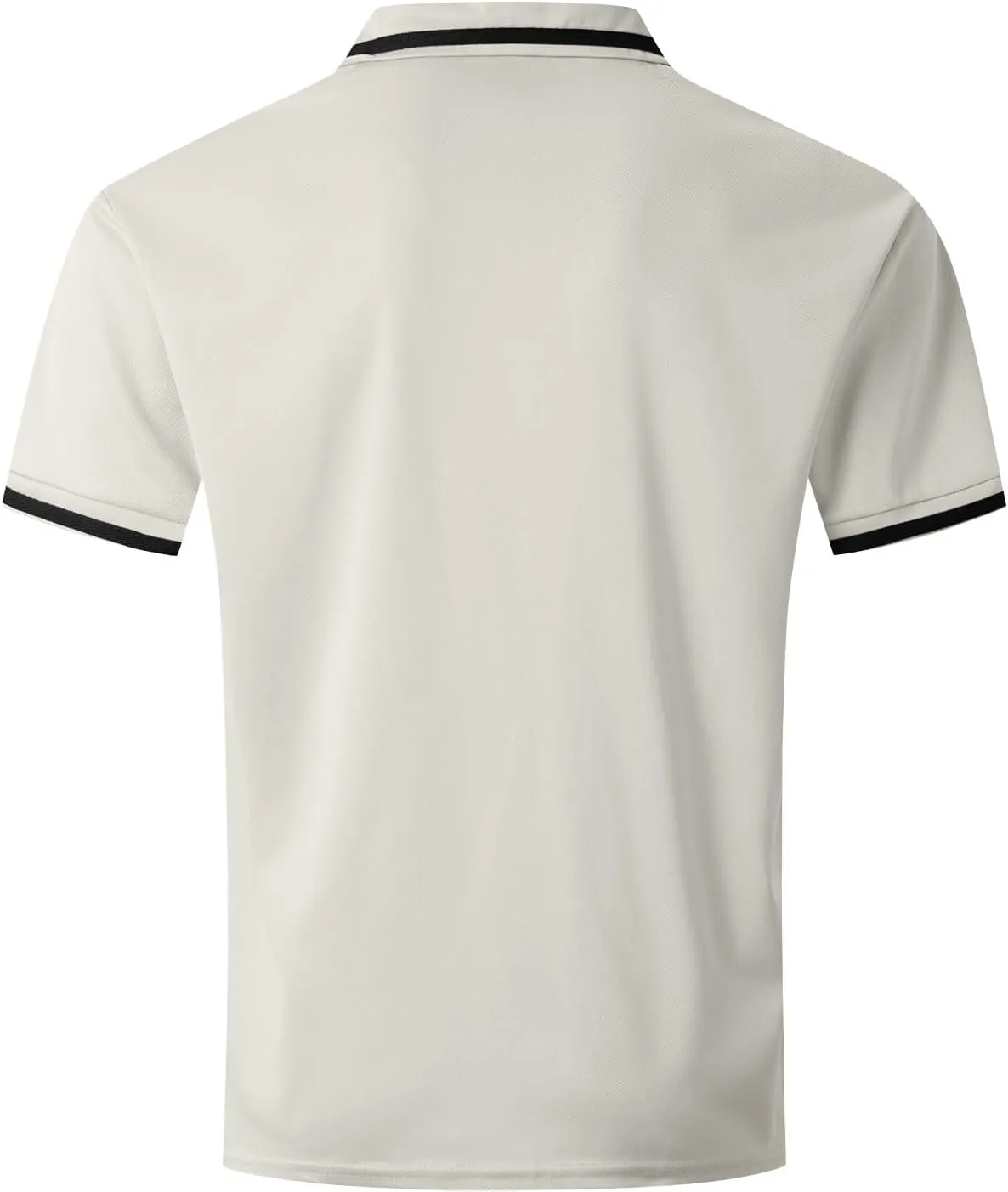 Men's Casual Polo Shirts 2025 Solid/Colo Short Sleeve Fashion Shirt Classic Striped Slim Fit Golf Tennis Tops