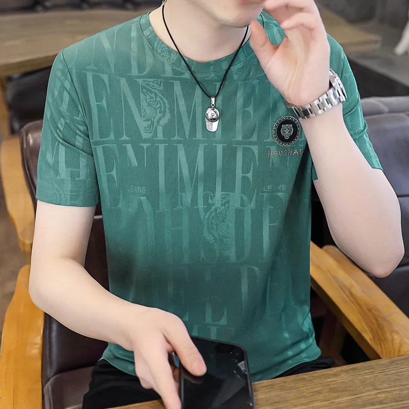 🌟Men's Ice Silk Quick Dry Fashion T-Shirt🌟