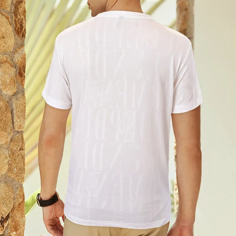 🌟Men's Ice Silk Quick Dry Fashion T-Shirt🌟