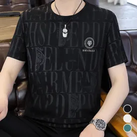 🌟Men's Ice Silk Quick Dry Fashion T-Shirt🌟
