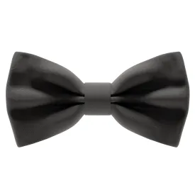 Satin Black Bow Tie