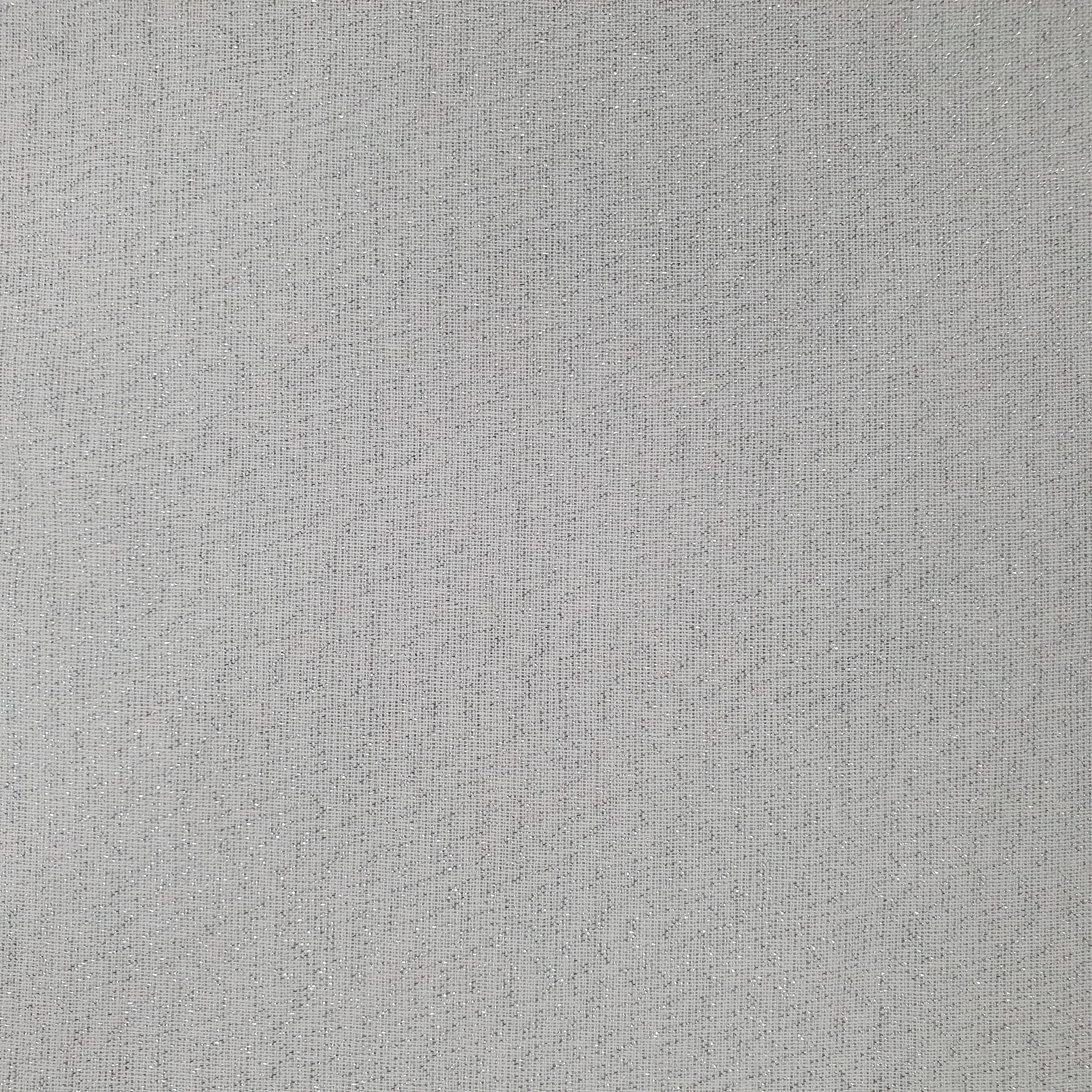 White Solid With Lurex Solid Handloom Fabric